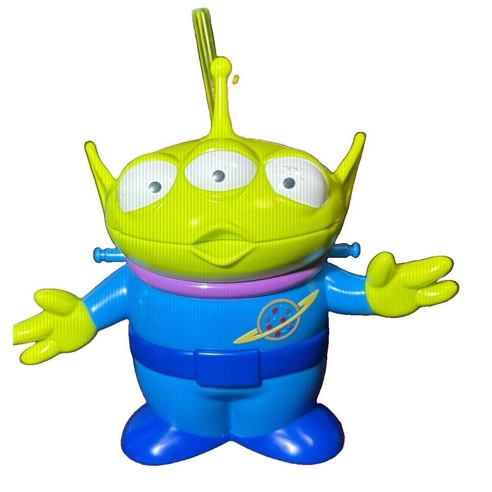 Disney Parks Pixar Toy Story Pizza Planet Little Green Alien Sipper Cup No Strap